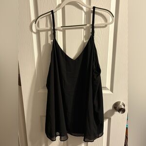 Torrid Black Sophie Chiffon Top